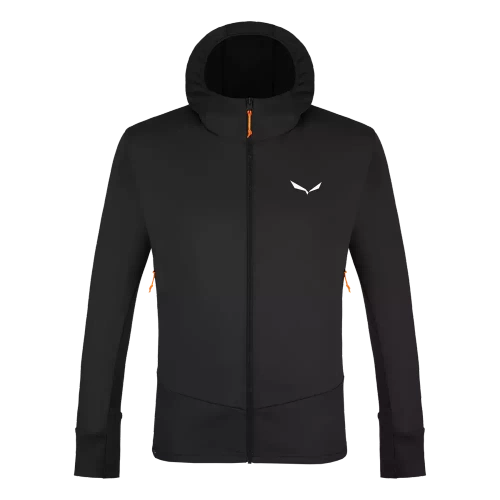 Męska Bluza Trekkingowa Salewa Puez Pl M Hd Jacket - black out