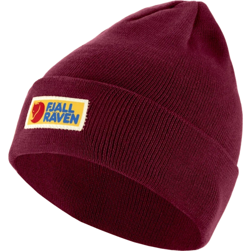 Ciepła Czapka Fjallraven Vardag Classic Beanie - bordeaux red