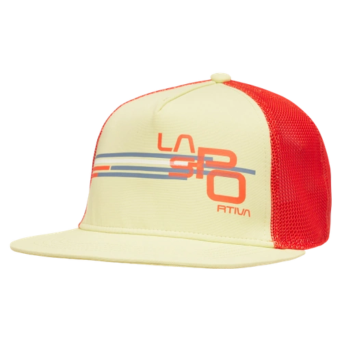 Czapka La Sportiva Stripe Cube Hat - Zest/Cherry Tomato