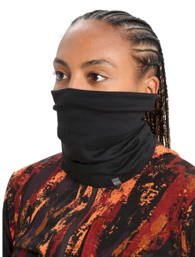 Uniwersalna chusta z merino Icebreaker U Flexi Chute - black