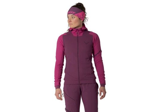 Damska bluza techniczna Dynafit BLACKLIGHT THERM HOODED JKT W - magenta