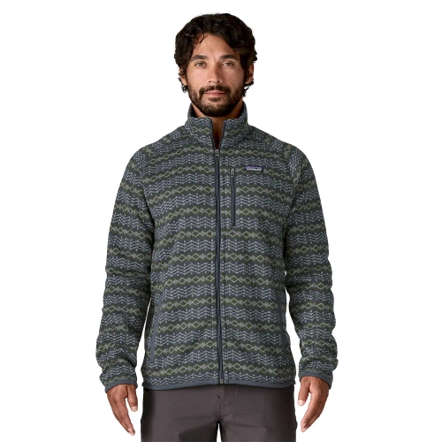 Męski Polar Trekkingowy Patagonia M's Better Sweater Jkt - Woven Together: Smolder Blue
