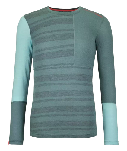 Koszulka z Wełną Ortovox 185 Rock'N'Wool Long Sleeve W - arctic grey