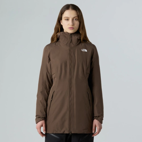 Damska wodoodporna ocieplana parka The North Face W HIKESTELLER INSULATED PARKA - smokey brown