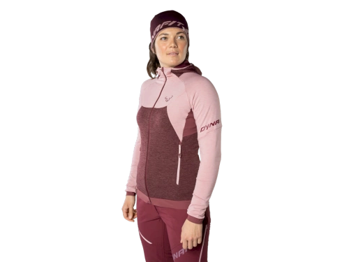 Damski Polar z Merino Dynafit Tour Wool Thermal W Hoody - pale rose