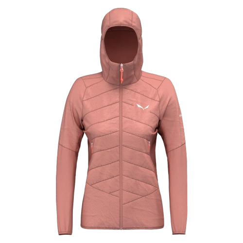 Damska Kurtka Hybrydowa z Wełną Salewa ORTLES HYB TWR JACKET W - desert pink