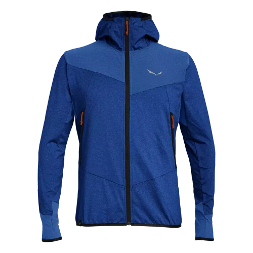 Męski Polar Górski Salewa AGNER HYBRID PL/DST M FZ HDY - electric melange