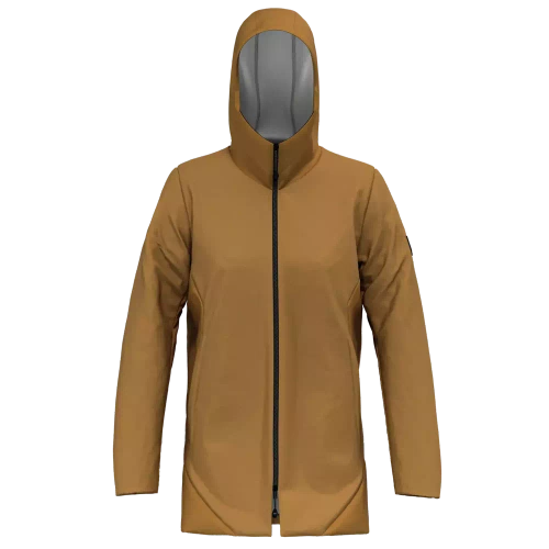 Damski Płaszcz Salewa Fanes 3L Ptx Hemp 2/1 Parka W - golden brown