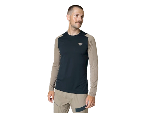 Oddycjąca Męska Koszulka z Długim Rękawem Dynafit Transalper L/S Tee M - blueberry fallen rock/5490