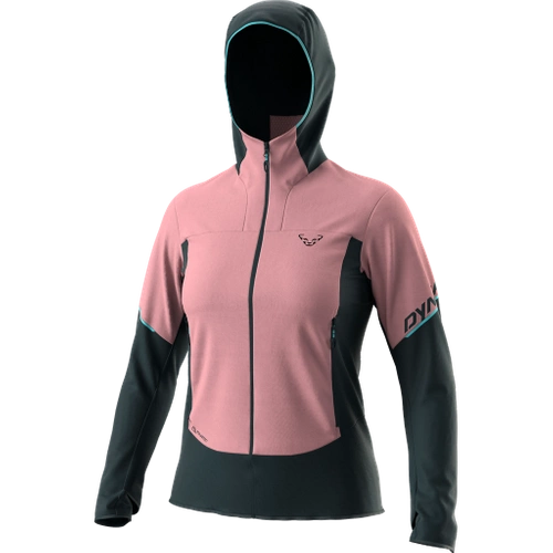 Damski Polar w Góry Dynafit Traverse Alpha Hooded Jkt W - Mokarosa/3010