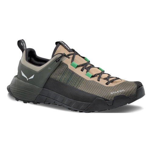 Niskie Męskie Buty Podejściowe Salewa Wildfire Nxt M - Quicksand/Dark Olive