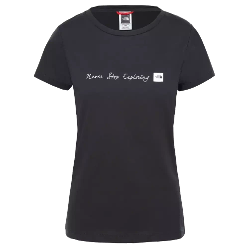 Koszulka Damska Bawełniana The North Face W S/S NSE Tee - TNF Black-TNF White