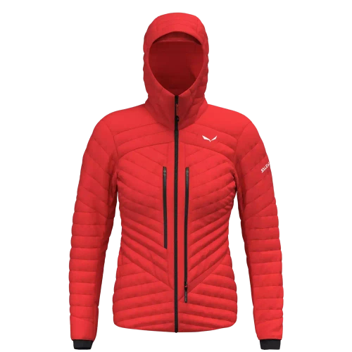 Damska Puchówka Hybrydowa Salewa Ortles Hybrid Rds Dwn W Jacket - flame
