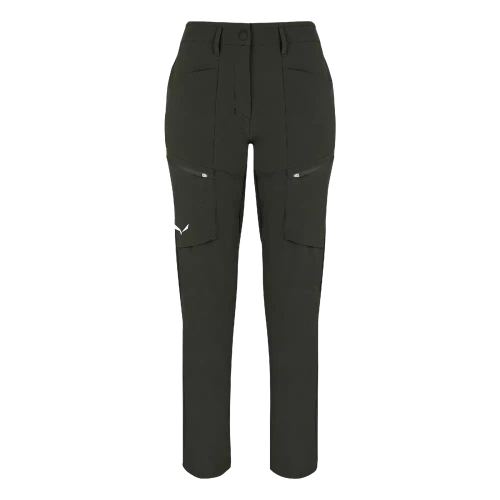 Spodenki Damskie Salewa Puez Dst W Cargo Pants - dark olive