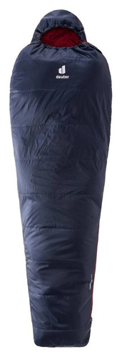Śpiwór syntetyczny Deuter Dreamlite Long (220cm) - navy-cranberry