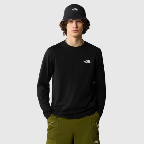 Koszulka Męska z Długim  Rękawem The North Face M L/S Simple Dome Tee - Tnf Black