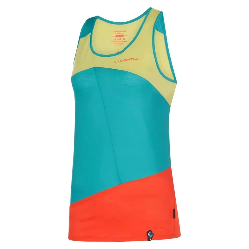 Tank wspinaczkowy Damski La Sportiva Charm Tank W - Cherry Tomato/Lagoon