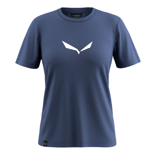 Damska Koszulka Szybkoschnąca Salewa Solid Dry W T-Shirt. - dark denim