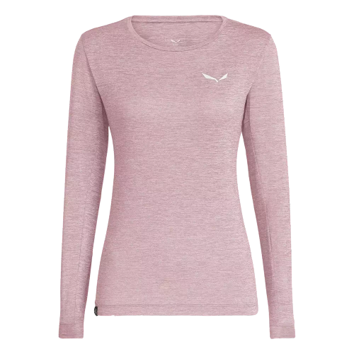 Koszulka z Długim Rękawem Salewa Puez Melange Dry W L/S Tee - zephyr melange