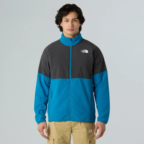 Ciepły Polar Męski The North Face M GLACIER HEAVYWEIGHT FULL ZIP - dusk blue/asphalt grey