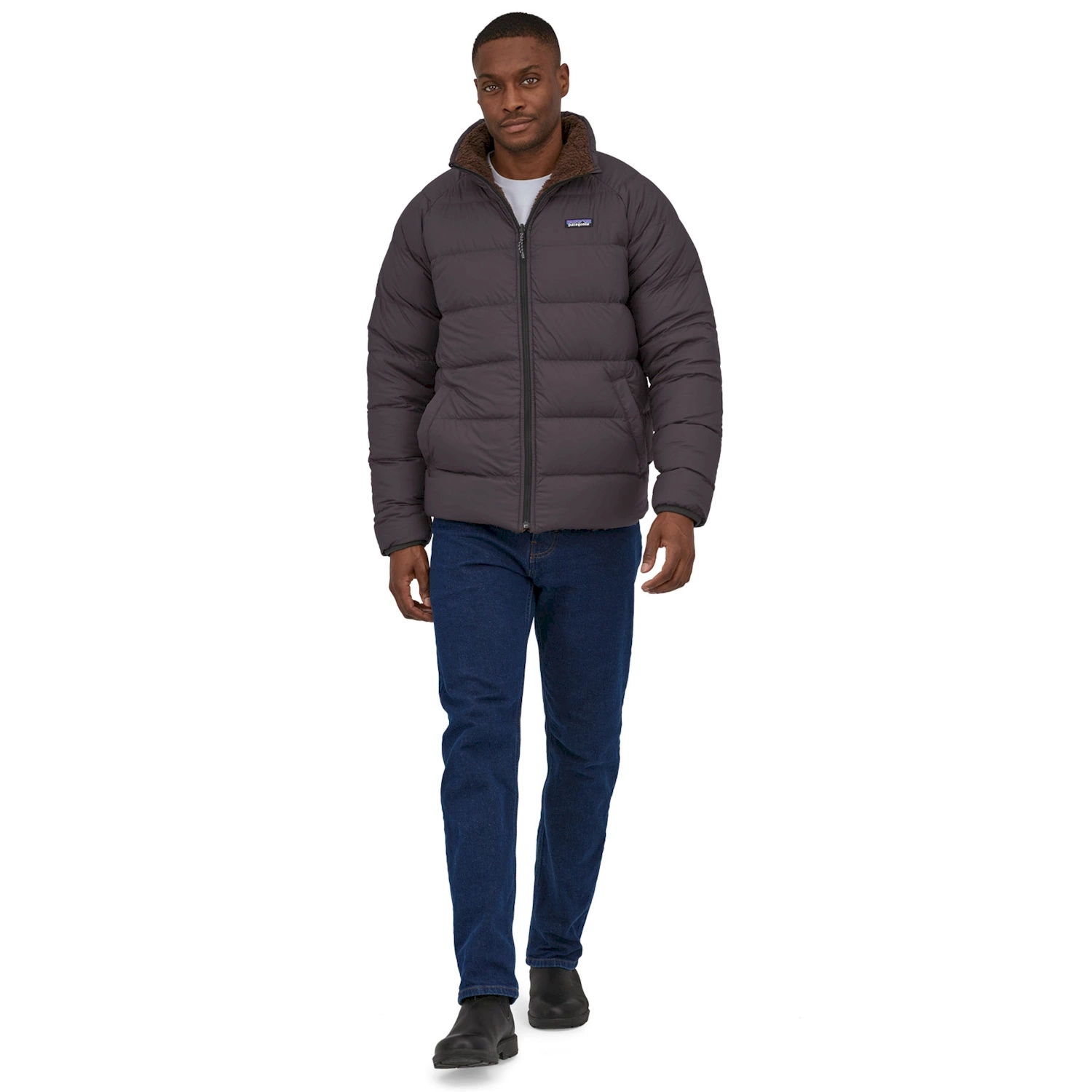 【希少】patagonia m's wool jacket Męska Kurtka Dwustronna 2w1 Patagonia M's Reversible Silent