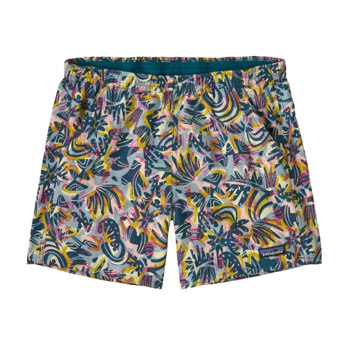 Szorty damskie Patagonia W's Baggies Shorts - 5 in. - Wild Botanist: Tidal Teal