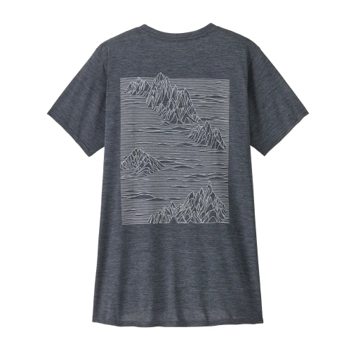 Damska Lekka Koszulka Patagonia W's Cap Cool Daily Graphic Shirt - Strataspire: Smolder Blue X-Dye
