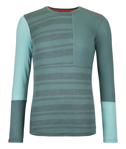Damska Koszulka z Merino Ortovox 185 Rock'N'Wool Long Sleeve W - arctic grey