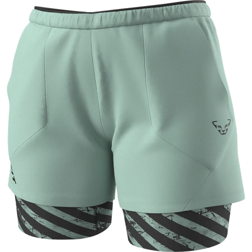 Damskie Spodenki do Biegania Dynafit Trail 2in1 Short W - jadelite/0910
