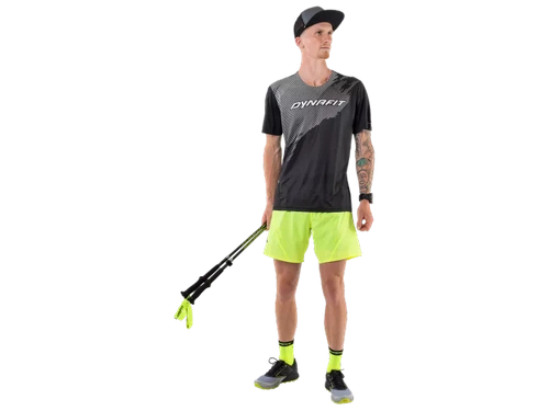 Koszulka męska do biegania Dynafit ALPINE 2 S/S TEE M - black out