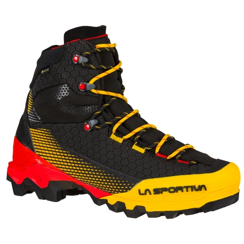 Męskie wysokie buty Gore-Tex La Sportiva Aequilibrium ST GTX - Black/Yellow