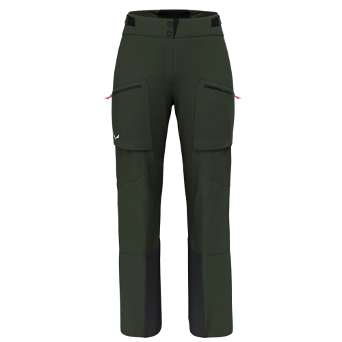 Damskie Spodnie Narciarskie Salewa Sella 3L PTX Pant W - dark olive