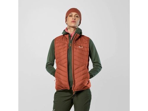Lekka Ciepła Kamizelka Damska Salewa BRENTA RDS DWN VEST W - etruscan red