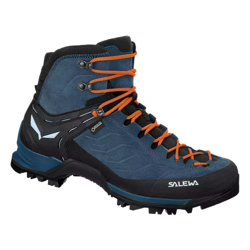 Męskie Trekkingowe Buty Salewa Ms Mtn Trainer Mid GTX - dark denim/black