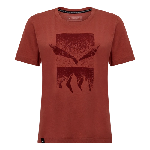 Damska Koszulka Salewa Eagle 3Cime T-Shirt W - etruscan red