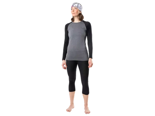 Damskie Getry z Wełną Merino Dynafit Tour Light Merino W 3/4 Tight - black