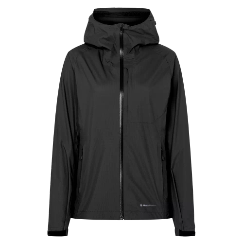 Kurtka przeciwdeszczowa Black Diamond W HIGHLINE STRETCH SHELL - Black