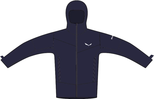 Kurtka Przeciwdeszczowa Męska Salewa *CRODA PTX 3L M JKT - premium navy