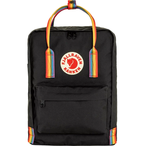 Plecak Fjallraven Kanken Rainbow - black/rainbow pattern