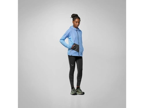 Damska Bluza do Speed Hikingu Salewa PEDROC PL WIND HD JACKET W - morning blue