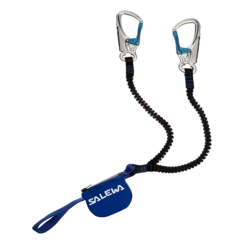 Lonża Salewa Set Via Ferrata Premium Attac - black/blue