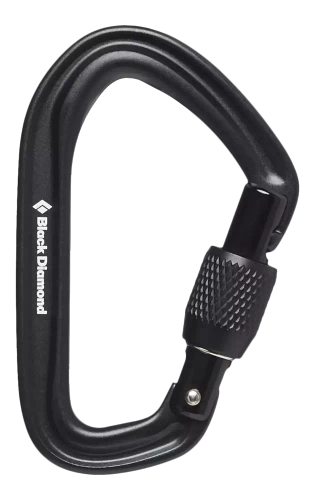 Karabinek do Asekuracji Black Diamond Hotforge Screwgate Carabiner - Black