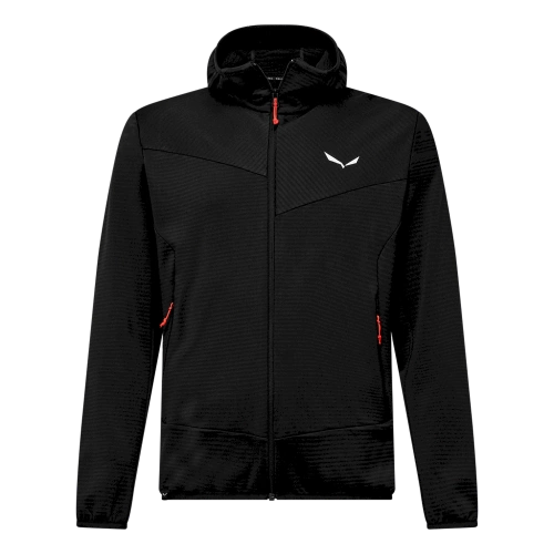Męski Polar do Trekkingu z Kapturem Salewa Puez Altavia Pl Hd Jkt M - black out