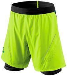 Spodenki do Biegania 2w1 Dynafit Alpine Pro - fluo yellow