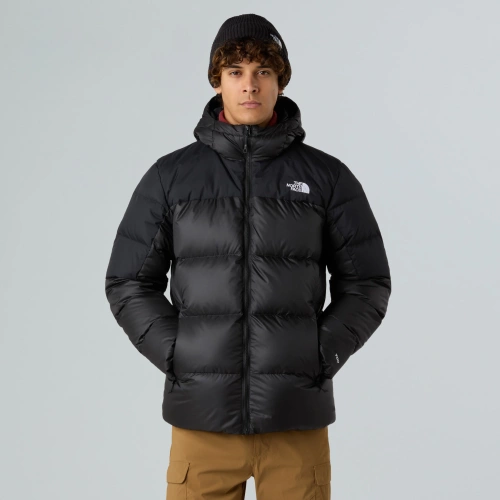 Męska puchówka The North Face M DIABLO DOWN 2.0 HOODIE - tnf black heather/tnf black