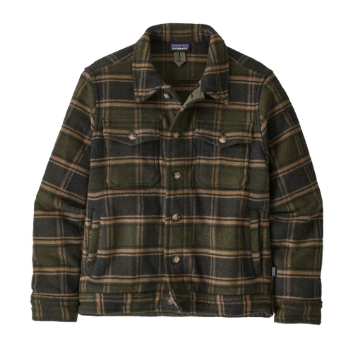 Bluza z Wełną Patagonia M's Melton Wool Trucker Jkt - Hope: Basin Green
