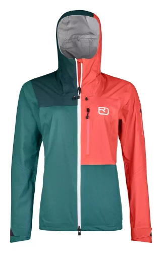 Damska Kurtka Techniczna Ortovox 3L Ortler Jacket W - pacific green