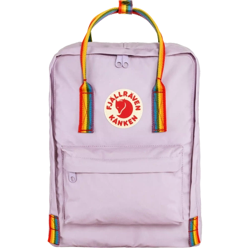 Plecak Fjallraven Kanken Rainbow - pastel lavender/rainbow pattern