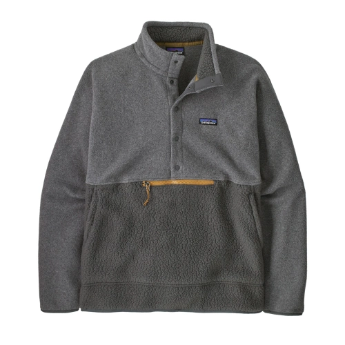 Męska Bluza Polarowa Patagonia M's Retro Pile 1/2 Snap P/O - Forge Grey