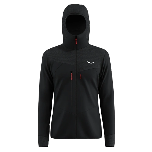 Męska ciepła bluza trekkingowa Salewa AGNER PL M HD JKT - black out